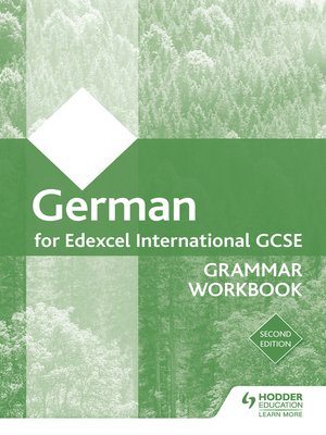 cover image of Edexcel International GCSE German Grammar Workbook